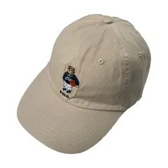 POLO Ralph Lauren（ポロ） ベア ベージュ 刺繍 ボールキャップ