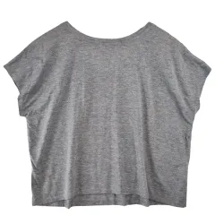 FOREVER21 フォーエバー 21 ライト グレー 半袖 Tシャツ M ポリエステル ブレンド