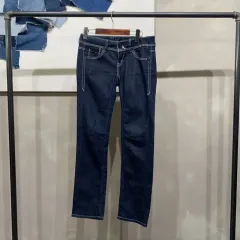 ( 27 インチ) LEVI'S(リーバイス) レディース カジュアル ステッチ ダークインディゴブルー デニムパンツ