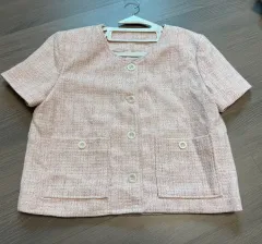 新品 ツイードジャケット (最初の誕生日パーティー) ゲストルック デートルック)