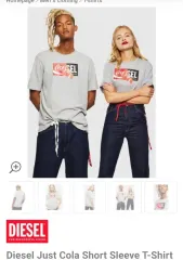 DIESEL x コカコーラ 半袖Tシャツ