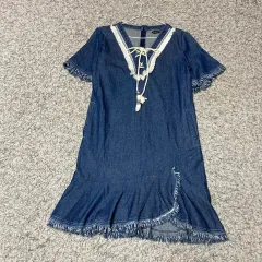 EGOIST(エゴイスト) フリンジ デニム ワンピース