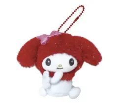 サンリオ マイメロディ エンジェルシリーズ マスコット 人形 キーホルダー レッド