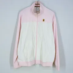 Nike(ナイキ） メンズ バイカラー ルーズフィット トレーナー ジャージ アイボリー L （ HU38099 ）