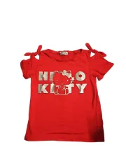 (日本) ハローキティ 立体的な 半袖 Tシャツ 120 状態良好
