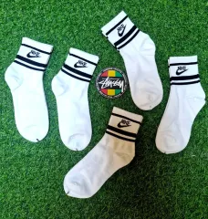 ナイキ ソックス ロークルー 一般 厚さ 白 5足 セット