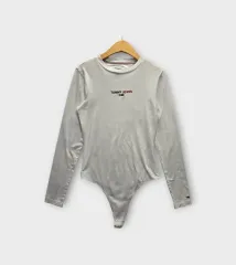 S ／ P TOMMY JEANS(トミー ジーンズ ) ボディスーツ 長袖Tシャツ 選択の余地はない