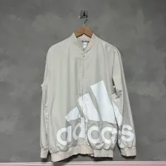 adidas(アディダス) ビッグロゴ ウインドブレーカー ベージュ