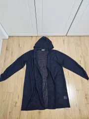 女性用パーカー カーディガン ロング丈 L サイズ