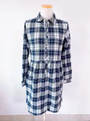 (本物) トミーヒルフィガーシャツ型襟付き長袖ワンピース (女性用) 95 )