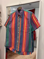 90s Chaps RL CHAPS by ralph lauren Ralph Lauren(ラルフローレン) マルチ カラー 半袖 シャツ