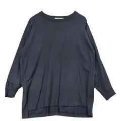 AMERICAN HOLIC 黒 オーバーサイズ 長袖 Tシャツ F コットン 100 %