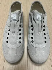 onitsuka tiger オニツカタイガー スリッポン グレー スウェード スエード
