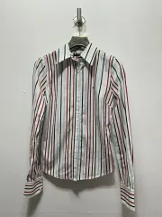 85 Tommy Hilfiger トミーヒルフィガー レディース シャツ 長袖 ストライプ