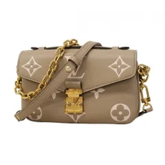 ルイ・ヴィトン(Louis Vuitton) ルイ・ヴィトン ハンドバッグ モノグラム・アンプラント バイカラー ポシェットメティス M23081 トゥルトレールグレー クリーム 2wayバッグレディース