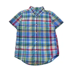 (BY209) 7 ポロ ラルフローレン キッズ CHECK シャツ
