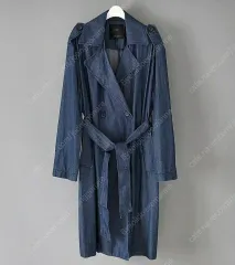 STAFF ステーブル デニム トレンチ ロングコート トレンチコート デニムジャケット トレンチONE PIECE 春 秋