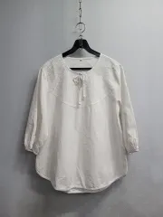 M ) ピンタック ブラウス