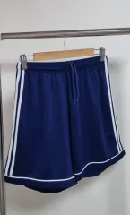 実寸 M （ 95 ） adidas(アディダス) ネイビー 機能性 ハーフパンツ