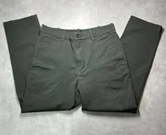 UNIQLO ユニクロ メンズ Sサイズ スマートアンクルパンツ カーキ ウエストゴム 腰紐あり ストレッチ コットン テーパード カジュアル ビジネス チノパン 2WAYストレッチ ボトムス 普段使い 仕事着 無地 定番 美シルエット