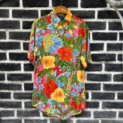 90s ポロラルフローレン ハワイアン シャツ