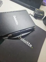 (頑張って) 会計事務所 デロイト ノート 2 巻 + ファン セット 商品 (未使用)