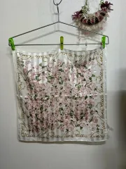 NinaRicci ナイナリッチシルク & コットン プチスカーフ/ブランド新品