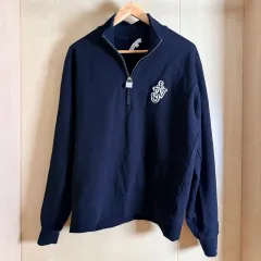JW Kinloch Anderson(キンロックアンダーソン) ハーフジップアップ スウェット ネイビー 100