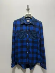 XS Tommy Hilfiger トミーヒルフィガー レディース チェック シャツ 長袖