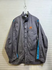 ナイキ パープル グレー ジップアップ ジャケット