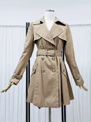 トレンチコート ロング丈ジャケット ベルト付きジャケット