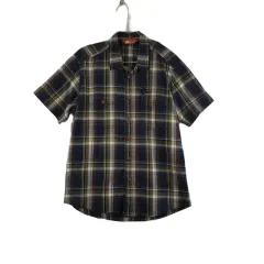 G8155 NEPA メンズ 100 バイカラー チェック 半袖 シャツ/ダート