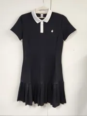 le coq sportif(ルコックスポルティフ) ゴルフ プリーツ ポロ ワンピース S （ 85 ）