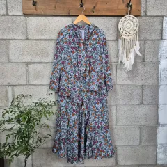 ベネトン フラワーワンピース