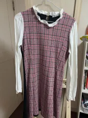 チェック ワンピース