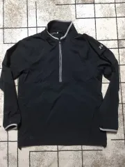 ほぼ新品 UNDER ARMOUR アンダーアーマー ブラック ハーフジップアップ ゴルフ サイズ XL