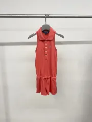 ( 6Y ) ポロ Ralph Lauren(ラルフローレン) キッズ 子供 カラー ノースリーブ オールインワン ドレス