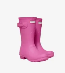 新品 HUNTER(ハンター) オリジナル ショート ブーツ ピンク UK5 240