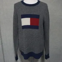 M9604 ー Tommy Hilfiger(トミーヒルフィガー) メンズ 105 サイズ カラー バイカラー ニット セーター Tシャツ