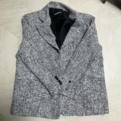 服の断捨離安く出品> ノーブランド ツイードジャケット