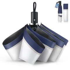 【新品】 日傘 uvカット 遮熱 ワンタッチ 自動開閉 【2025新登場 ・反射冷却素材採用・JIS認証済】 折り畳み日傘 100 遮光 軽量 6本骨 折り畳み コンパクト 紫外線遮断 UPF50+ 熱中症対策 日焼け防止 耐風撥水 晴雨兼用 傘 メンズ レデ