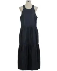 ホルターネック ロング ワンピース