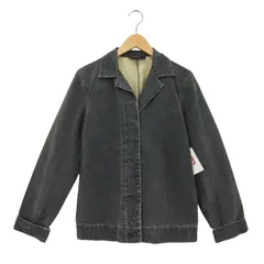 ダナキャランニューヨーク DKNY 90s 比翼 デニムテーラードジャケット レディース  S
