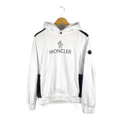 最新モデル☆ モンクレール ワッペン ロゴ パーカー XS ホワイト 5P149