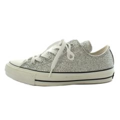 コンバース CONVERSE スニーカー シューズ グリッター 24.5cm シルバー色 /AN33
