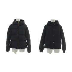 アーバンリサーチ サニーレーベル URBAN RESEARCH Sonny Label ダウンジャケット 上着 36 紺 ネイビー フード付き 長袖 無地 リバーシブル /GG ■MA