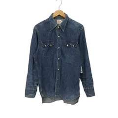 リーバイスヴィンテージクロージング Levis Vintage Clothing LVC 90s復刻 ショートホーン デニムウエスタンシャツ 90S DENIM WESTERN SHIRT メンズ  40