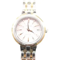 セイコー SEIKO エクセリーヌ 9Pダイヤ 腕時計 アナログ クォーツ 3針 日付表示あり ピンク