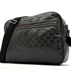 美品】GUCCI GGインプリメ ショルダーバッグ ブラック 211107 - メルカリ