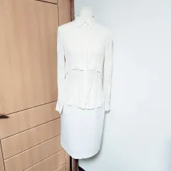 Theory(セオリー) 基本 長袖 シルク 100 % ブラウス p